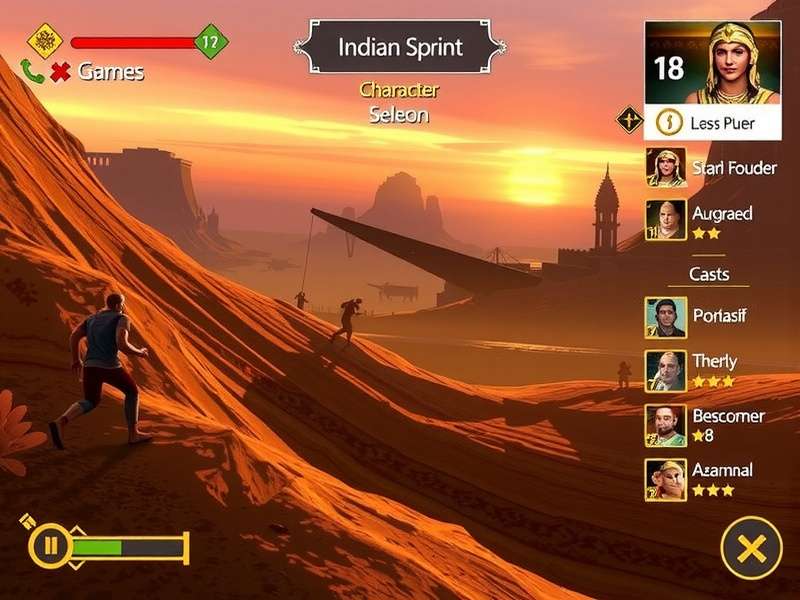 Supreme Indian Sprint Character Selection